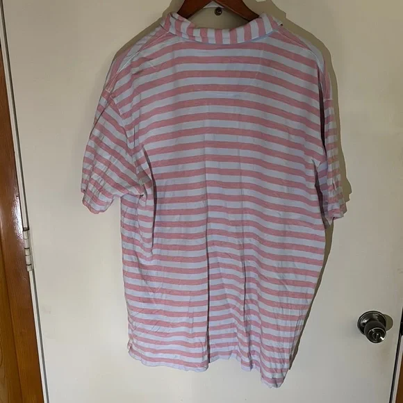 Orvis XXL Pink and blue Striped Shirt - Picture 3 of 3